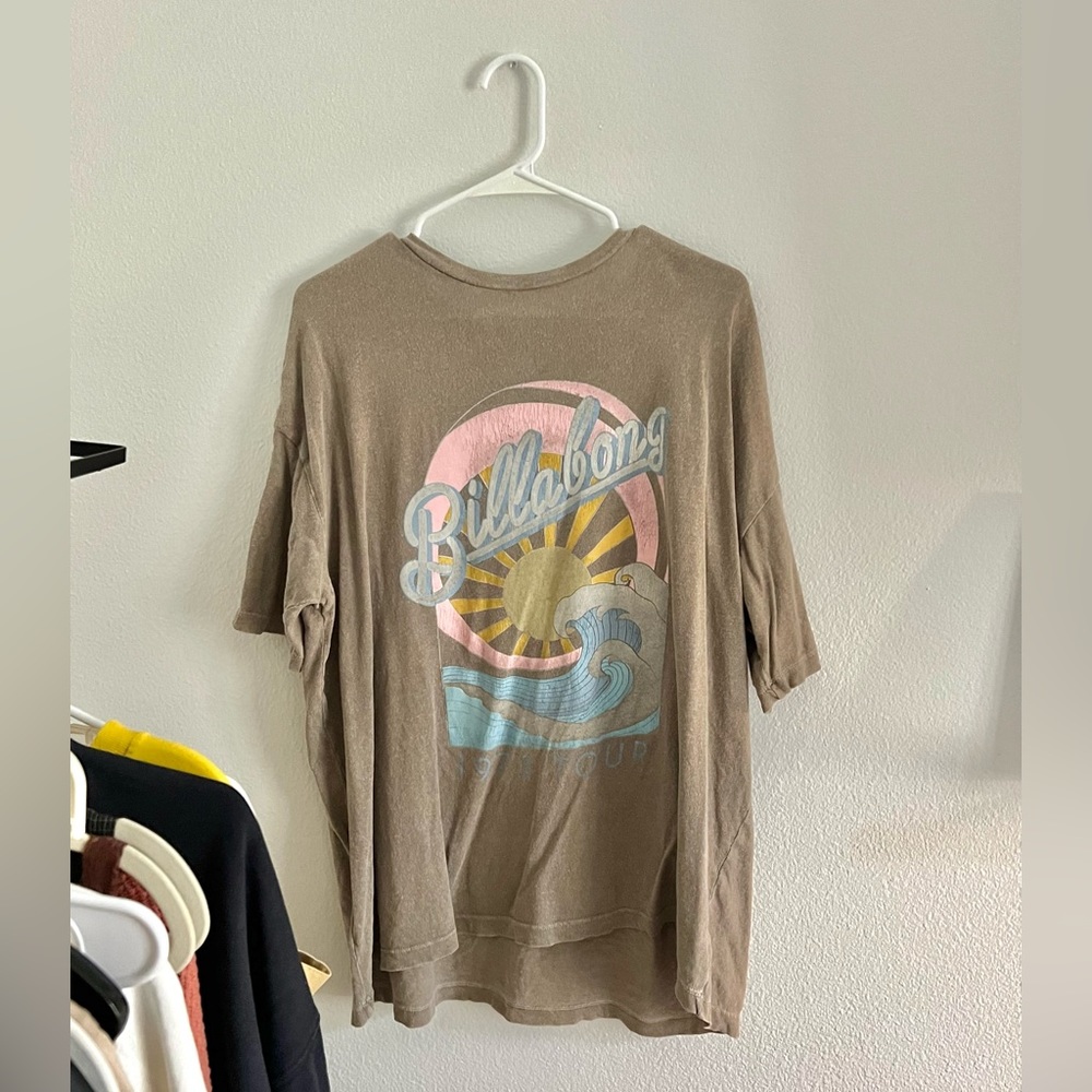billabong oversized tee